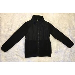 Boys black fleece jacket size small